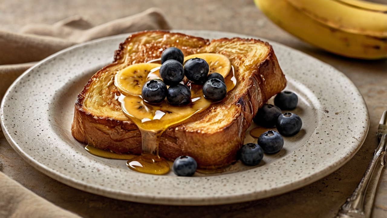 Protein Power French Toast mit fruchtigem Topping