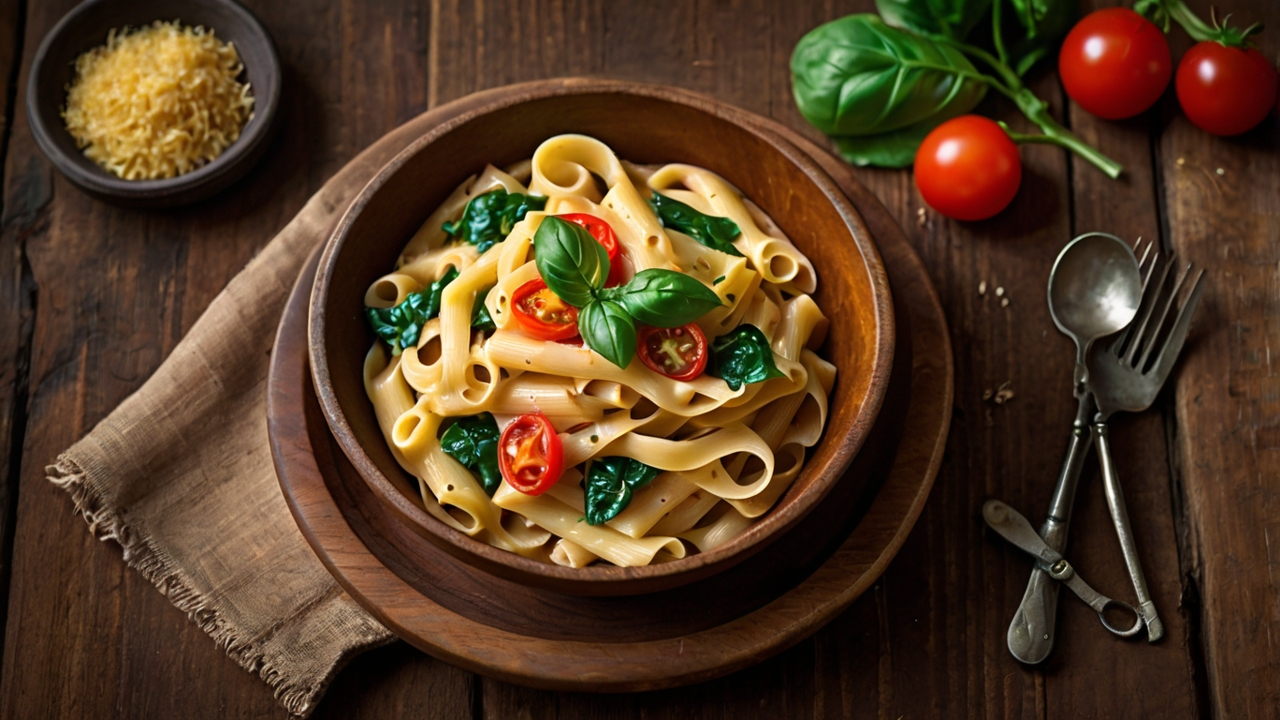 High Protein Frischkäse One Pot Pasta