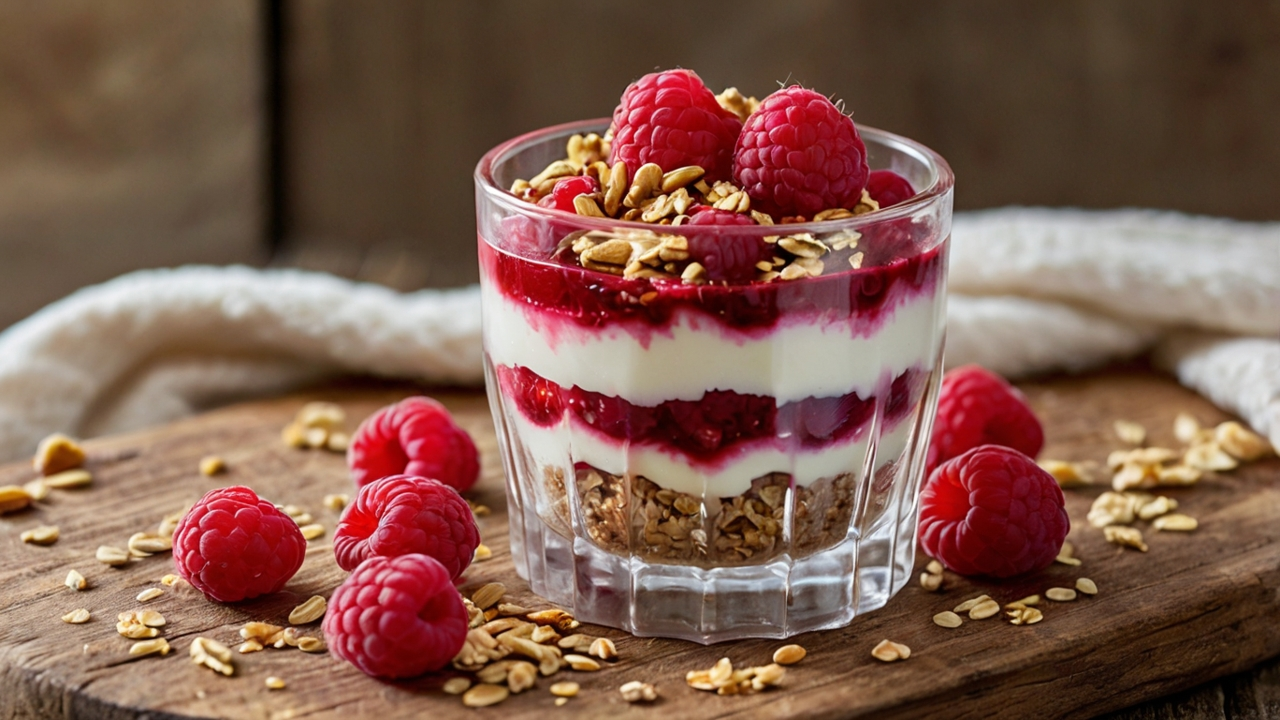 Himbeer-Cheesecake-Bowl Deluxe