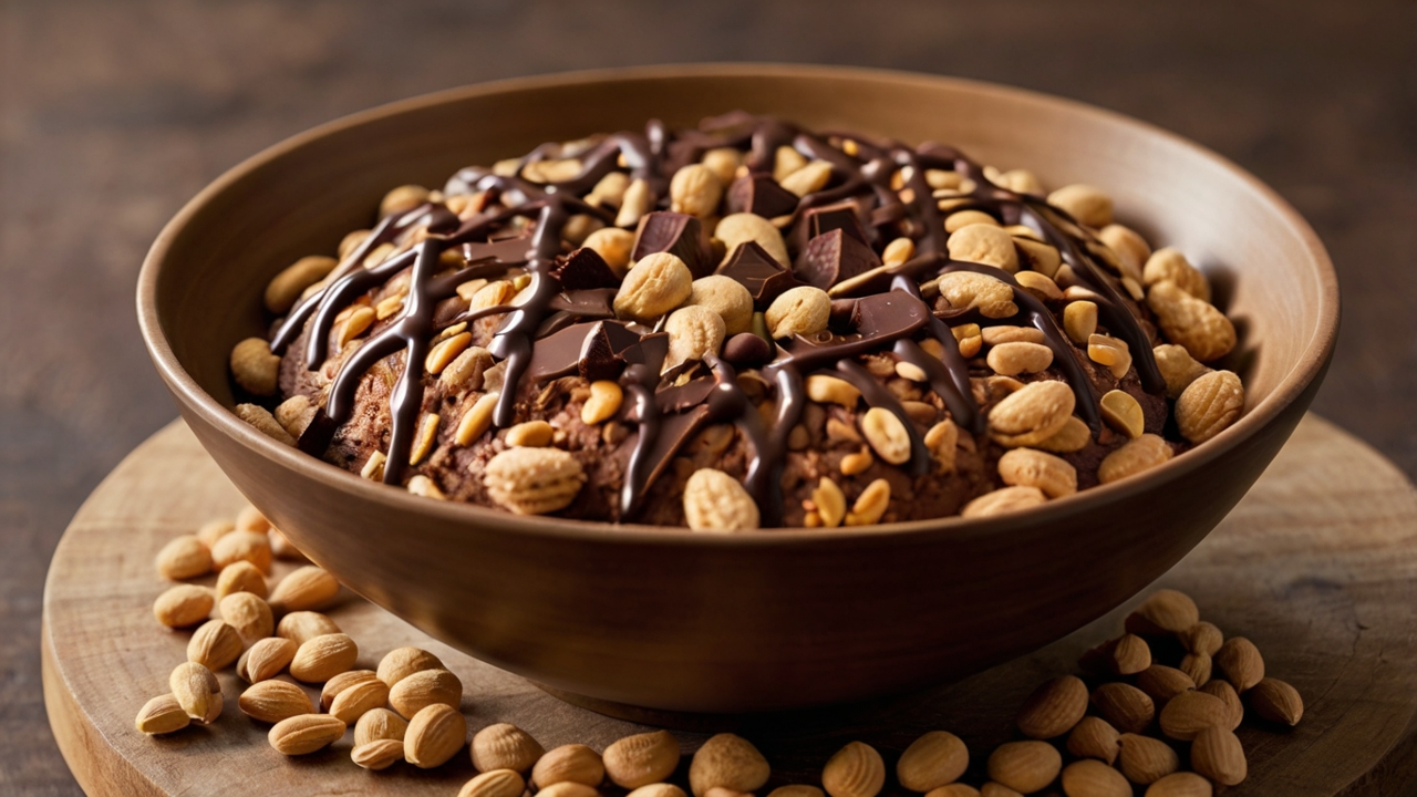 High Protein Snickers Bowl