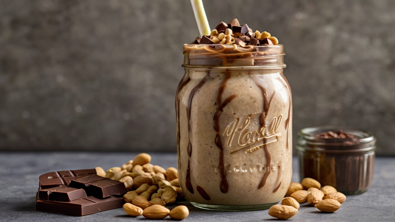 Protein Shake Schoko-Erdnuss